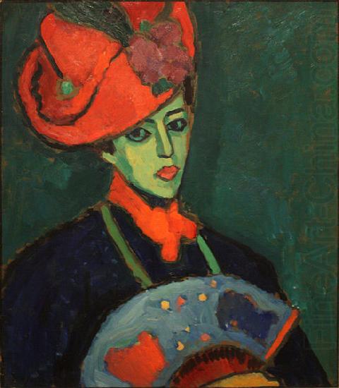 Schokko with Red Hat, Alexej von Jawlensky